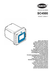 Hach SC4500 Manuel D'utilisation De Base