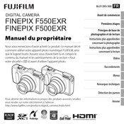 FujiFilm FINEPIX F550EXR Manuel Du Propriétaire
