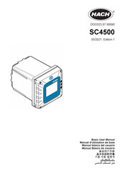 Hach SC4500 Manuel D'utilisation De Base