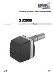 Enertech GIERSCH GB3050 Instructions De Montage