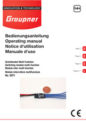 GRAUPNER 3971 Notice D'utilisation