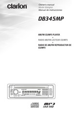 Clarion DB345MP Mode D'emploi