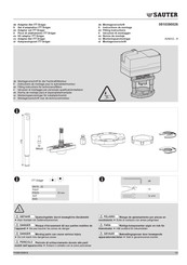 sauter AVM322R Série Instructions De Montage