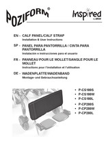 Drive Inspired Poziform P-CS180L Instructions Pour L'installation Et L'utilisation