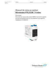 Endress+Hauser Nivotester FTL325P Manuel De Mise En Service