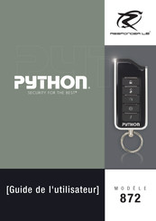 Directed Electronics Responder LE PYTHON 872 Guide De L'utilisateur