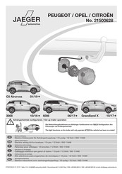 Jaeger 21500628 Instructions De Montage