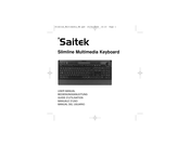 Saitek Slimline Multimedia Guide D'utilisation