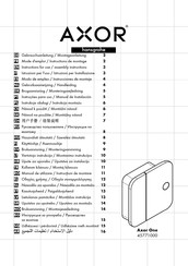 Hansgrohe AXOR One 45771000 Mode D'emploi / Instructions De Montage