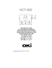 Oki HCT-900 Manuel D'utilisation