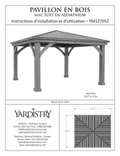 Yardistry YM12705Z Instructions D'installation Et D'utilisation