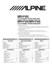 Alpine MRV-F340 Mode D'emploi