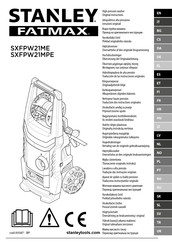 Stanley FATMAX SXFPW21ME Traduction Des Instructions Originales