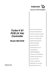 Varian Turbo-V 81 PCB 24 Vdc Notice De Mode D'emploi