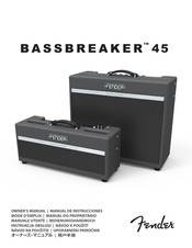 Fender BASSBREAKER 45 Mode D'emploi