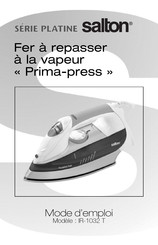 Salton Platine Prima-press IR-1032 T Mode D'emploi