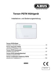 Abus Terxon PSTN Instructions D'installation