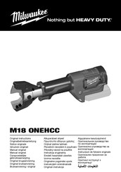 Milwaukee M18 ONEHCC-201C Notice Originale