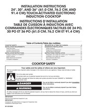 Jenn-Air JIC4724HB Instructions D'installation