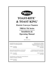 Hatco TOAST-RITE TK Série Manuel D'installation Et D'utilisation