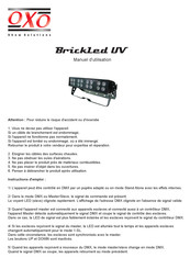 Oxo Brickled UV Manuel D'utilisation