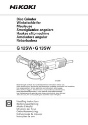 HIKOKI G 13SW Mode D'emploi