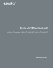 Asustor AS3102T Guide D'installation Rapide