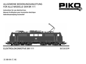 PIKO BR 111 Série Manuel D'utilisation