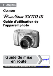 Canon PowerShot SX110 IS Guide D'utilisation