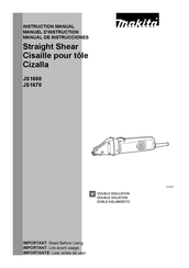 Makita JS1660 Manuel D'instruction