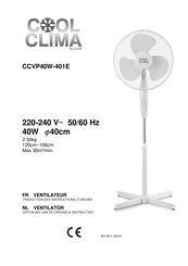 elem Cool Clima CCVP40W-401E Traduction Des Instructions D'origine