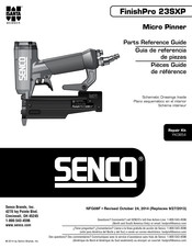 ISANTA Senco FinishPro 23SXP Guide De Référence