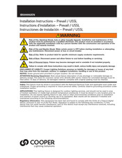 Cooper Lighting Solutions Prevail Instructions D'installation