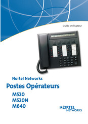 Nortel Networks M640 Guide Utilisateur