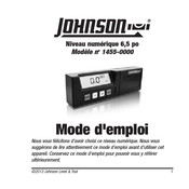 Johnson Level & Tool 1455-0000 Mode D'emploi