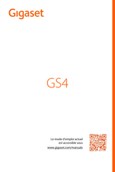 Gigaset GS4 Mode D'emploi