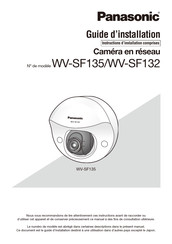 Panasonic WV-SF135 Guide D'installation