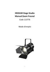 Iridium 113776 Mode D'emploi