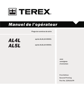 Terex AL5L Manuel De L'opérateur