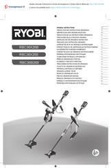 Ryobi RBC36X26B Traduction Des Instructions Originales