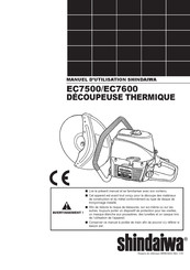 Shindaiwa EC7500 Manuel D'utilisation