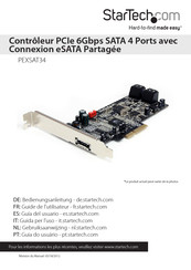 StarTech PEXSAT34 Guide De L'utilisateur