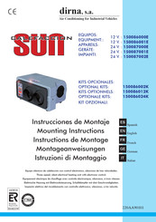 Dirna SUN 150086002K Instructions De Montage