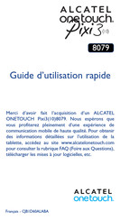 Alcatel Onetouch Pixi 3 10 Guide D'utilisation Rapide