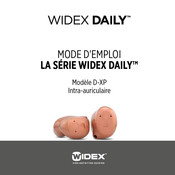 Widex DAILY D-XP Mode D'emploi