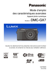 Panasonic Lumix DMC-GX7 Mode D'emploi