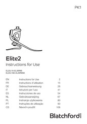 Blatchford Elite2 Instructions D'utilisation