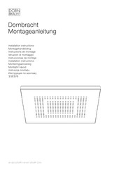 Dornbracht 41 401 979-FF 0010 Instructions De Montage