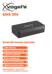 Vogel's SAVA 1014 Guide Utilisateur