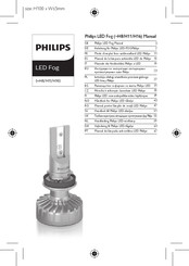 Philips LED Fog H8 Mode D'emploi